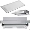 JANSHOP Hotte télescopique 50cm Inox BT-233