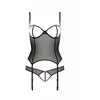Passion Guêpière Ouverte Heidi Devil Collection Noire