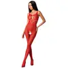 Passion Combinaison Ouverte BS078 Rouge