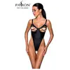Passion Body Ouvert Celine Leather Collection Noir