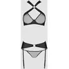 Passion Ensemble 3 Pièces Amanda Leather Collection Noir
