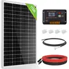 ECO-WORTHY Kit de Panneau Solaire 170W 12V Panneaux Solaires Photovolt...