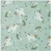 Tissu enfant coton Licorne Bleu vendu par 50 cm(...) - Celadon Multico...
