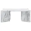 Meubles & Design Table basse carrée 100x100cm gris