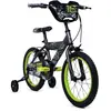 Vélo Enfant - Huffy Delirium - BMX - Roues 16" - Age 5-7 ans - 2 Freins - Stabilisateurs - Gris et Vert