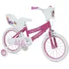 Huffy Vélo Disney Rose 16' pour Filles 4-7 Ans avec Stabilisateurs et Pneus