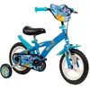 Vélo Enfant Disney - Stitch - Roues 12" - Age 3 à 5 ans - 1 Frein - Stabilisateurs - Monovitesse - Garde Boue - Bleu - Produit HUFFY