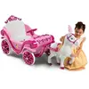 Cheval Et Charrette Électrique Disney Princess Rose
