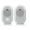 JBL 104-BT White paire d'enceintes avec supports d'isolation