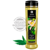 Shunga Huile de Massage Délectable Organica Bio Thé Vert 240 ml