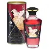 Shunga Huile Chauffante Aphrodisiaque Vin pétillant Fraise 100ml