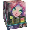 Nebulous Stars Black Pages Coloring Book