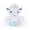 Peluche Alolan Vulpix Pokémon 21cm-blanc
