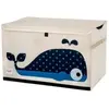 3 Sprouts Caisse rangement Baleine - GENERIQUE - Sac de rangement en tissu - Rose - Enfant - 62x38x37 cm