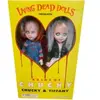 Mezco - Living Dead Dolls pack poupées Chucky & Tiffany 25 cm
