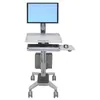 Ergotron WorkFit-C Estación de Trabajo con Ruedas 27" VESA 100x100 Máx 8Kg