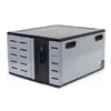 Ergotron zip12 - meuble de rangement - pour 12 tablettes / notebooks - charge - noir, argent