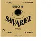 Savarez Jeu de cordes guitare classique 520B Blanc Tirant faible