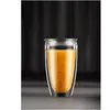 Bodum PAVINA TO GO Set 2 gobelets double paroi plastique, avec couverc...