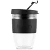 Bodum JOYCUP Mug à emporter double paroi, avec couvercle à vis, Noir, 0.3 l, plastique