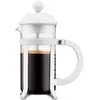 Cafetière à piston 3 tasses Java crème - Bodum - Blanc - Verre