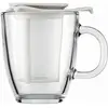 Bodum k11239-913 yo-yo set de mug/filtre verre/nylon blanc 0.35 l