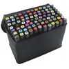 TouchFive Marker Lot de 80 marqueurs à alcool double pointe Animation ...