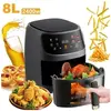 FOLAYA Friteuse Sans Huile, 8L Air Fryer Friteuse à Air Électrique Int...