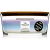 Woodwick Trilogy Calming Retreat bougie parfumée avec mèche en bois (h...