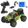 01:18 2.4G Off-Road Télécommande Monster Truck Haute Vitesse Rtr Rc Voiture Jouët vert WEN389