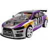 01:10 70 Kmh Rc Voiture 4 Roues Motrices Double Batterie Haute Puissance Led Phares de Course de Camions violet WEN024