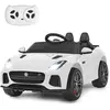 Voiture Électrique Enfant Jaguar F-type SVR avec Télécommande, Lumière...