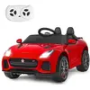 Voiture Électrique Enfant Jaguar F-type SVR avec Télécommande, Lumière...