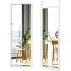 CostwayMiroir Mural Suspendu Miroir de Porte 120 x 37 CM avec Crochets...