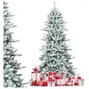 Sapin de Noël Artificiel Flocons de Neige 210cm avec 1108 Pointes Supp...