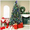 GOPLUS Sapin de Noël Lumineux 180CM,350 LED,11 Modes d'Eclairage-1000 ...