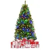 Costway COSTWAY Sapin de Noël LED Artificiel 150cm avec Lumières Multi...