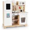 COSTWAY Cuisine pour Enfants avec Four Micro-Ondes et Robinet - 5 Acce...