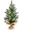 CostwaySapin de Noël Miniature 50cm Branches Recouvertes de Poudre Nei...