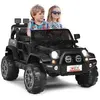 GOPLUS Voiture Tout-terrain Électrique 2 Places pour Enfant,Jeep avec ...