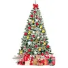 Giantex Sapin de noël artificiel flocage de neige mince 928 branches 183cm