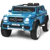 Mercedes Benz Voiture Électrique 12V pour Enfants 3-8 Ans, avec Télécommande 2.4G Bleu - Costway