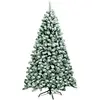 Sapin de noël artificiel 180 cm sapin enneigé avec 250 lumières led 92...