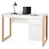 COSTWAY Bureau Informatique Style Moderne 112,5 x 50 x 75 CM 2 Tiroirs...