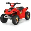 COSTWAY Quad Electrique pour Enfants 6 V 4,5 Km-H max. Voiture Buggy pour Enfants de 3Ans+ Rouge