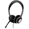 V7 V7 HU521-2EP - Micro-casque - sur-oreille - filaire - USB - noir