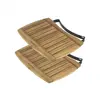 Support barbecue BIG GREEN EGG latérales acacia M