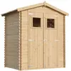Abri de jardin en bois - I196xL136xH218 cm/ 1.98 m2- TIMBELA M367