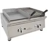 Arilex Frytop à Gaz en Acier Rectifié + Barbecue à Gaz 35 cm