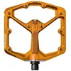 Paire de pedales plates crankbrothers stamp 7 large   orange